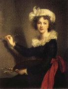 Elisabeth-Louise Vigee-Lebrun Self-Portrait oil painting artist